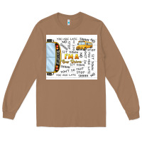 Toasted Coconut i'm a bus driver school bus Long Sleeve Tee - TumblerDesignByShophia