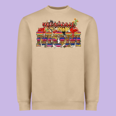 Mexican Mom Mexico Heavyweight Sweatshirt Designed By Howdyjamesfarm