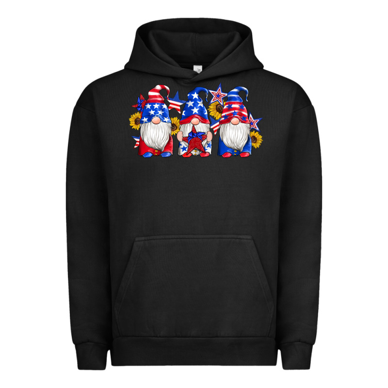 American Flag Gnomes Sunflowers Star Urban Hoodie by Artiststas | Teevron