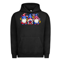 Pigment Black american flag gnomes sunflowers star Urban Hoodie - Artiststas