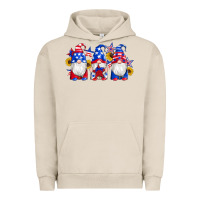 Pigment French Oak american flag gnomes sunflowers star Urban Hoodie - Artiststas