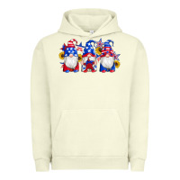 Pigment Pistachio american flag gnomes sunflowers star Urban Hoodie - Artiststas