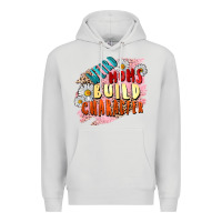 Dove Grey Weird moms build character Mother's Day Premium Hoodie - FaDigitalArtStudio