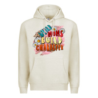 Oatmeal Heather Weird moms build character Mother's Day Premium Hoodie - FaDigitalArtStudio