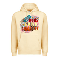 Pina Colada Weird moms build character Mother's Day Premium Hoodie - FaDigitalArtStudio