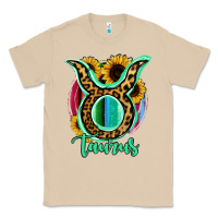 Mushroom Taurus Zodiac Sign Sunflower Leopard Serape Classic Tee - RanaPortraitStore