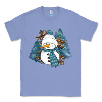Colony Blue Snowman Winter Classic Tee - RanaPortraitStore