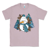 Lilac Snowman Winter Classic Tee - RanaPortraitStore