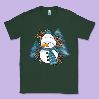 Snowman Winter Classic Tee Designed By Ranaportraitstore