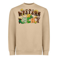 Western Lucky St. Patrick's Day Heavyweight Sweatshirt | Teevron
