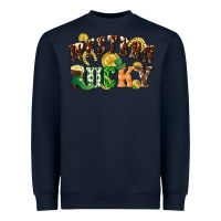 Navy Western lucky St. Patrick's Day Heavyweight Sweatshirt - CowGirlArtShop