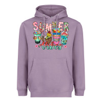 Lavender Summer Vibes Heavyweight Hoodie - CowhideDigitalArt