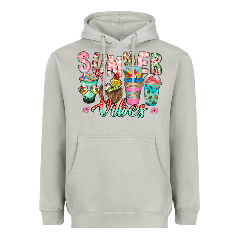 Summer Vibes Heavyweight Hoodie by CowhideDigitalArt | Teevron
