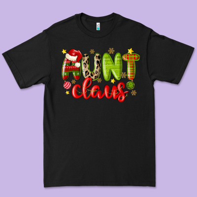 Aunt Claus Premium Tee Designed By Maliassmallbusiness