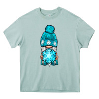 Arona winter gnome with snowflake Heavy Core Tee - NancyCooperArtShop
