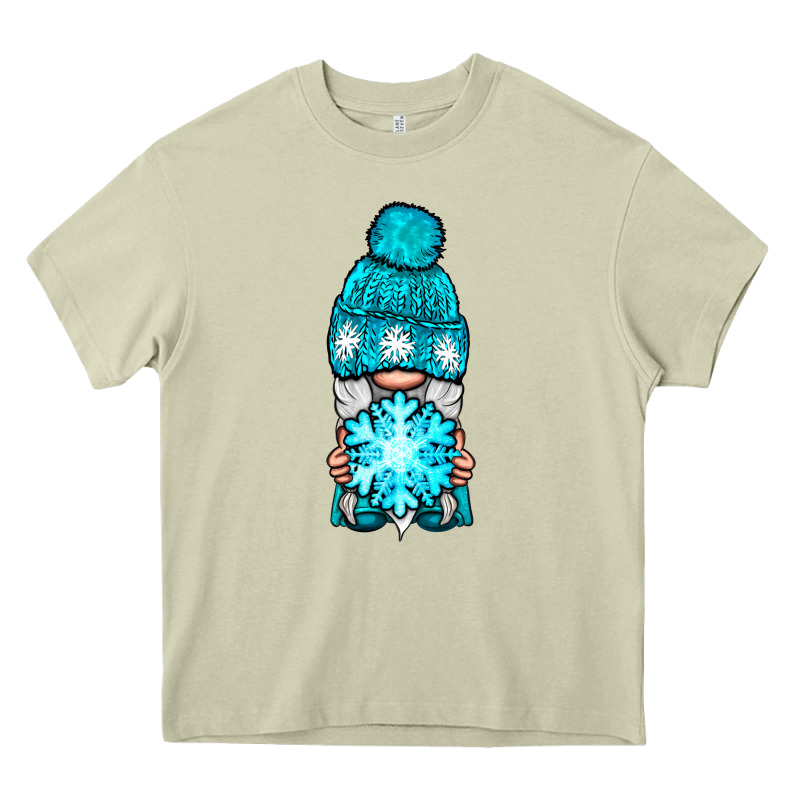 Winter Gnome With Snowflake Heavy Core Tee by NancyCooperArtShop | Teevron