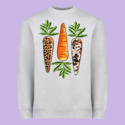 Easter Carrot Easter Day Heavyweight Sweatshirt Designed By Cowgirlartshop