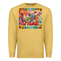 Antique Gold Love Christmas gnome Premium Sweatshirt - CowhideDigitalArt