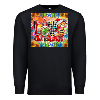 Black Love Christmas gnome Premium Sweatshirt - CowhideDigitalArt