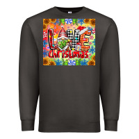 Smoke Love Christmas gnome Premium Sweatshirt - CowhideDigitalArt