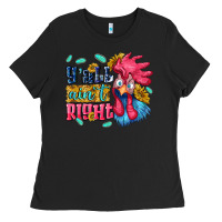 Black yall aint right with chicken Ladies Tee - NancyCooperArtShop