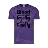 Cloud Purple Blood Makes You Related Makes You Family Vintage Tee - Bettercallsaul