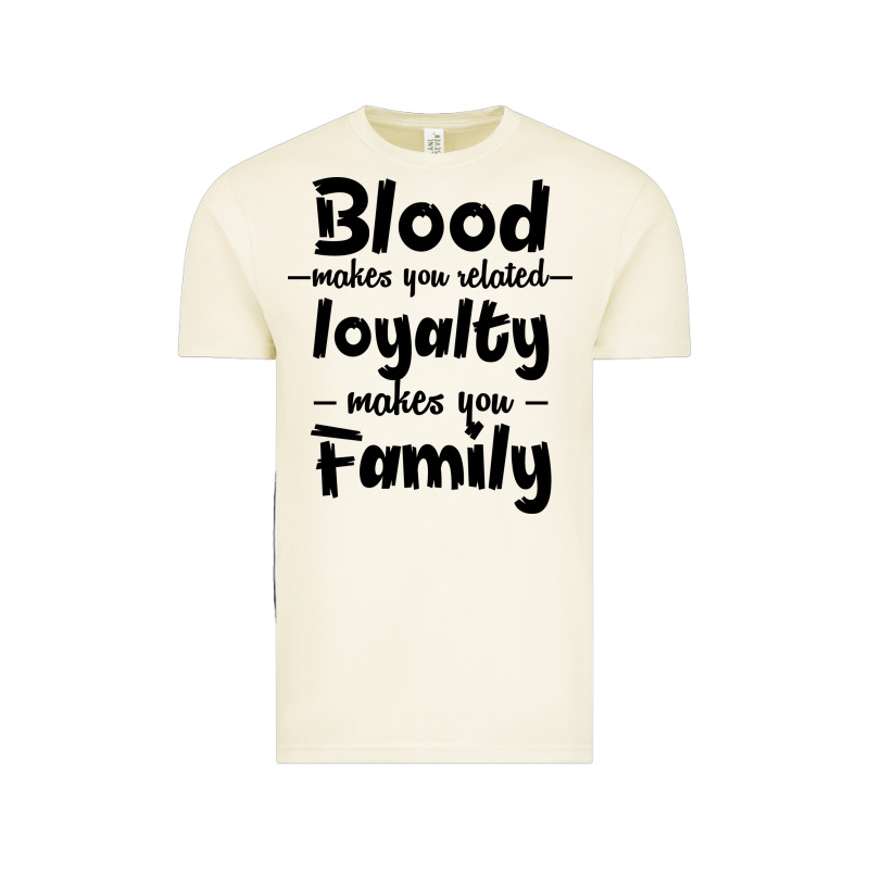 Blood Makes You Related Makes You Family Vintage Tee by Bettercallsaul | Teevron