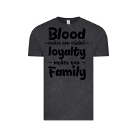Vintage Black Blood Makes You Related Makes You Family Vintage Tee - Bettercallsaul