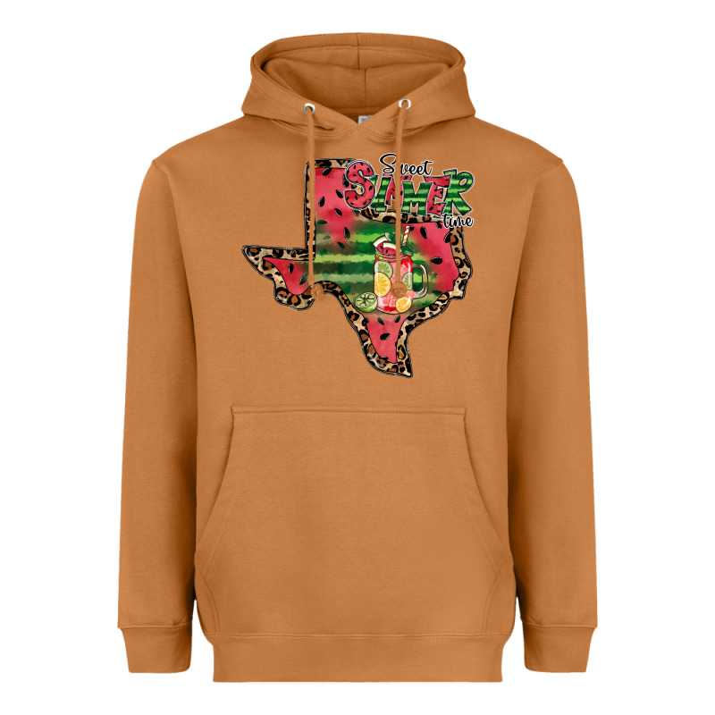 Sweet Summer Time Texas Heavyweight Hoodie by CowhideDigitalArt | Teevron