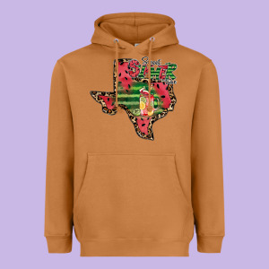 Sweet Summer Time Texas Heavyweight Hoodie Designed By Cowhidedigitalart