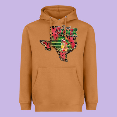 Sweet Summer Time Texas Heavyweight Hoodie Designed By Cowhidedigitalart
