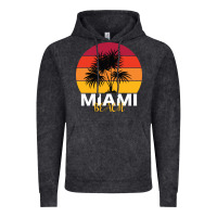 Vintage Black Miami Beach Vintage Hoodie - Bettercallsaul