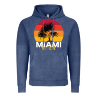 Miami Beach Vintage Hoodie | Teevron