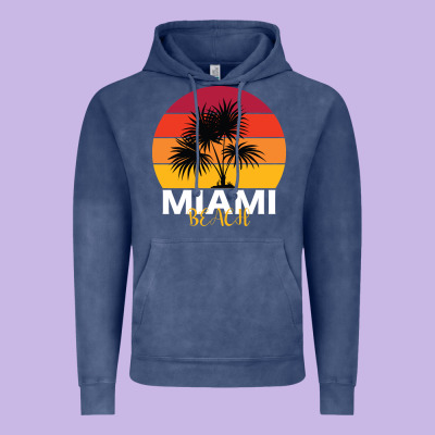 Miami Beach Vintage Hoodie Designed By Bettercallsaul