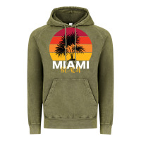 Vintage Olive Miami Beach Vintage Hoodie - Bettercallsaul