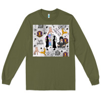 Army Green gothic girl and colorful girl Long Sleeve Tee - TumblerDesignByShophia