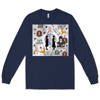 Navy gothic girl and colorful girl Long Sleeve Tee - TumblerDesignByShophia