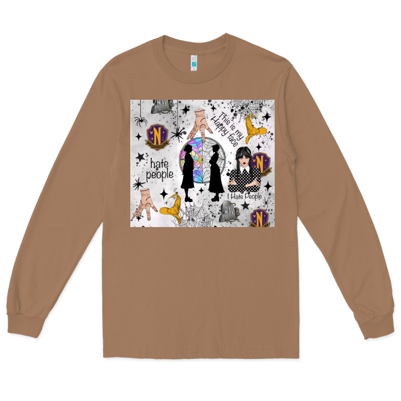 Gothic Girl And Colorful Girl Long Sleeve Tee by TumblerDesignByShophia | Teevron