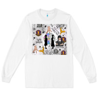 White gothic girl and colorful girl Long Sleeve Tee - TumblerDesignByShophia