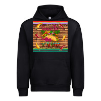 Black cinco de taco paper serape leopard wooden Urban Hoodie - Artiststas