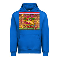 Cobalt cinco de taco paper serape leopard wooden Urban Hoodie - Artiststas