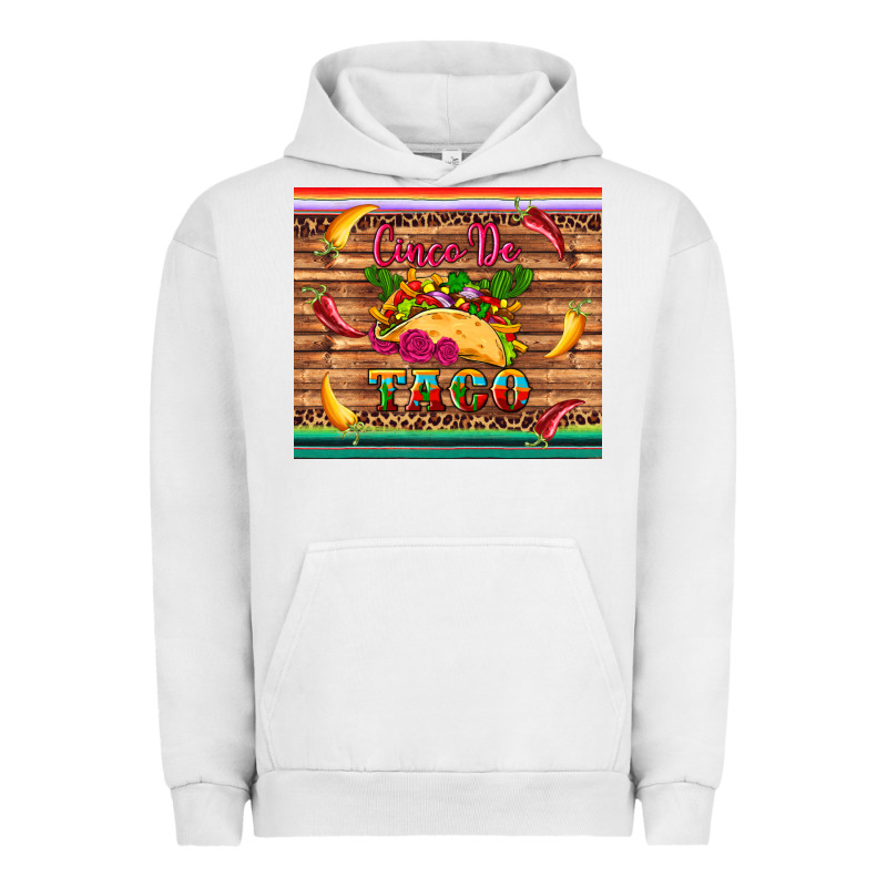 Cinco De Taco Paper Serape Leopard Wooden Urban Hoodie by Artiststas | Teevron