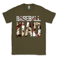 Army Green Baseball American Dad Classic Tee - Bettercallsaul