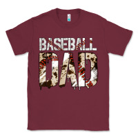 Burgundy Baseball American Dad Classic Tee - Bettercallsaul