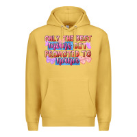 Antique Gold Only the best moms get promoted to nana Premium Hoodie - FaDigitalArtStudio