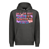 Charcoal Heather Only the best moms get promoted to nana Premium Hoodie - FaDigitalArtStudio