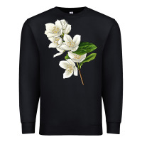 Black Mock Oranges Illustrations Premium Sweatshirt - LillyAllenDesigns