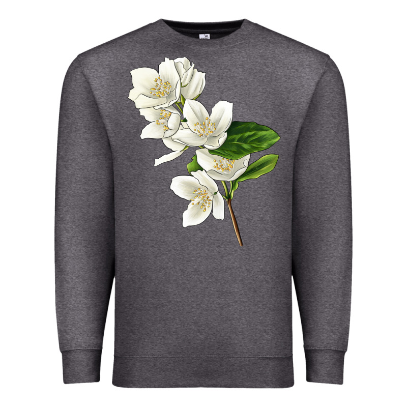 Mock Oranges Illustrations Premium Sweatshirt by LillyAllenDesigns | Teevron