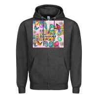 Charcoal Heather Hunny Bunny And Egg Easter Tumbler Zipper Hoodie - BundleAndBundleShop