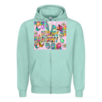 Seafoam Hunny Bunny And Egg Easter Tumbler Zipper Hoodie - BundleAndBundleShop